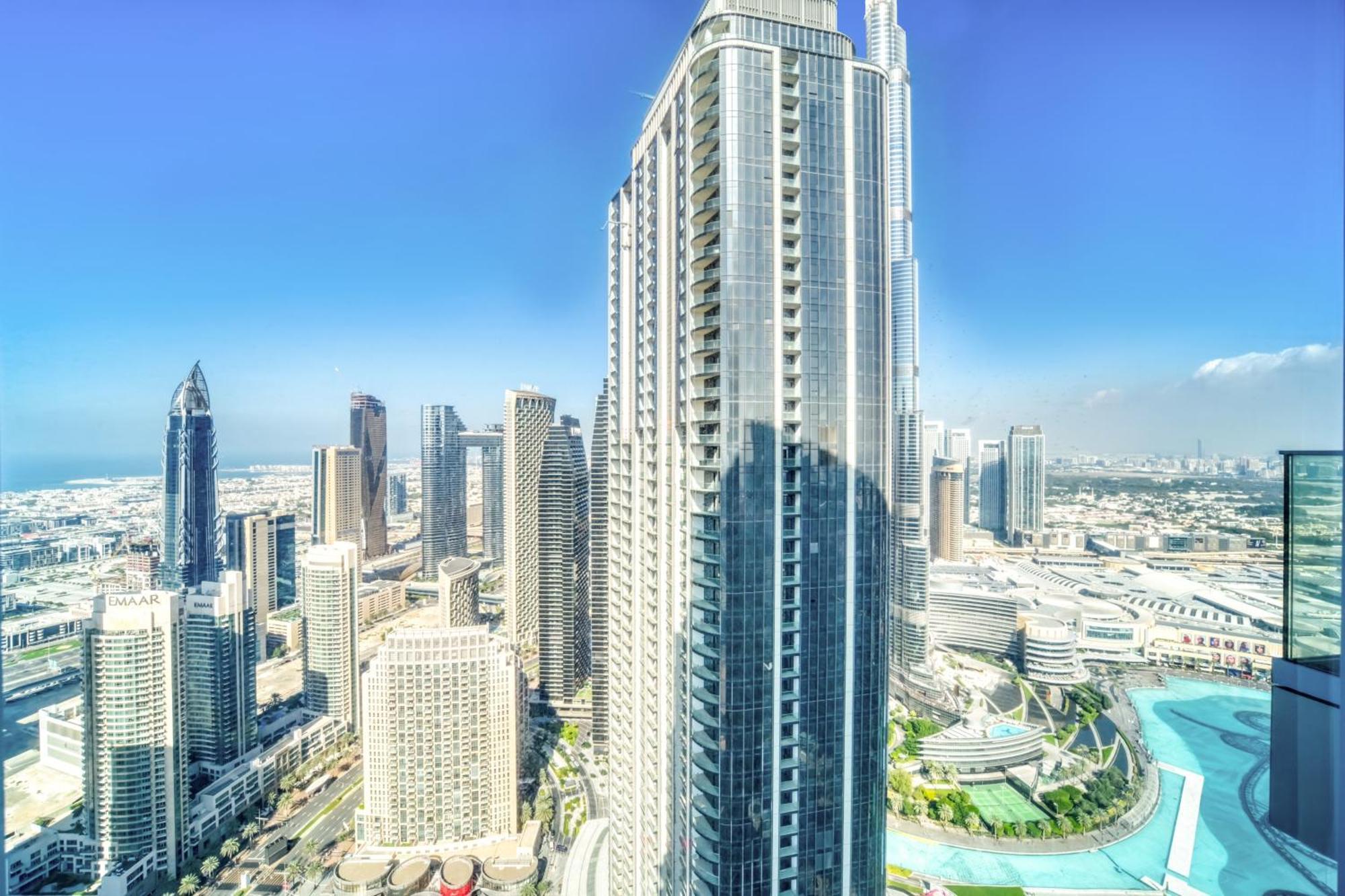 Downtown Luxury - Stunning Burj Khalifa & Sea View - 5 Minutes Walk To Dubai Mall Экстерьер фото