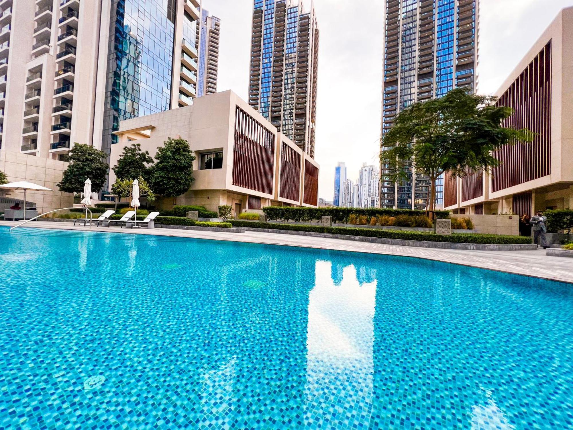 Downtown Luxury - Stunning Burj Khalifa & Sea View - 5 Minutes Walk To Dubai Mall Экстерьер фото