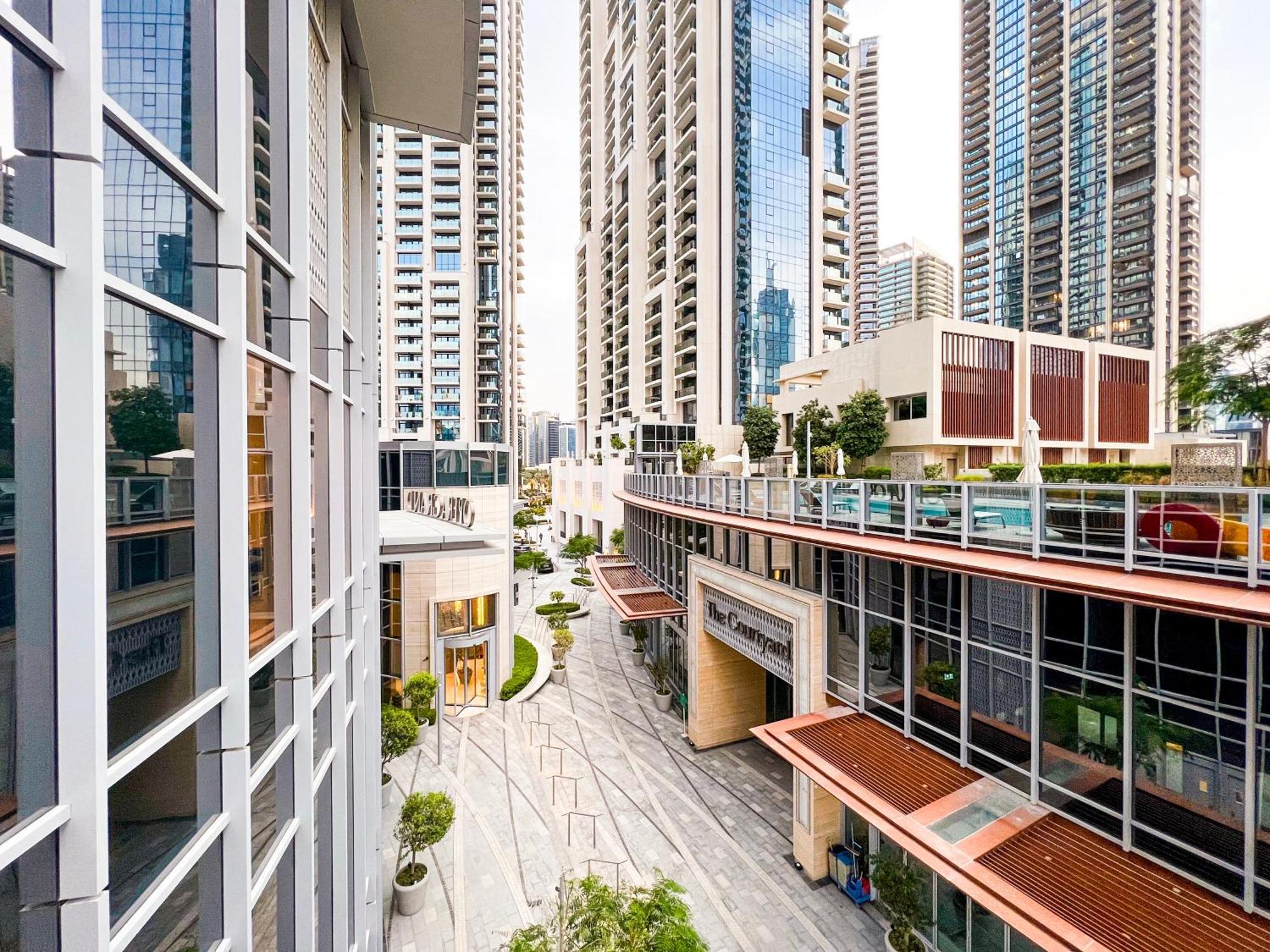 Downtown Luxury - Stunning Burj Khalifa & Sea View - 5 Minutes Walk To Dubai Mall Экстерьер фото