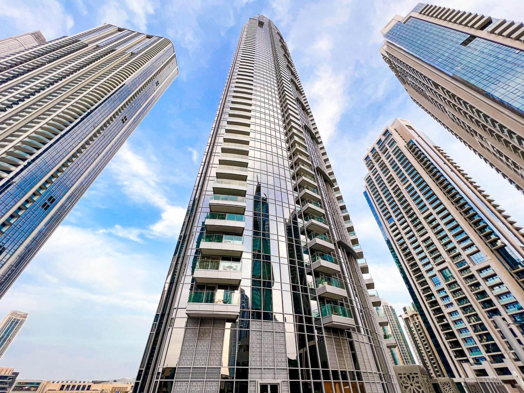 Downtown Luxury - Stunning Burj Khalifa & Sea View - 5 Minutes Walk To Dubai Mall Экстерьер фото