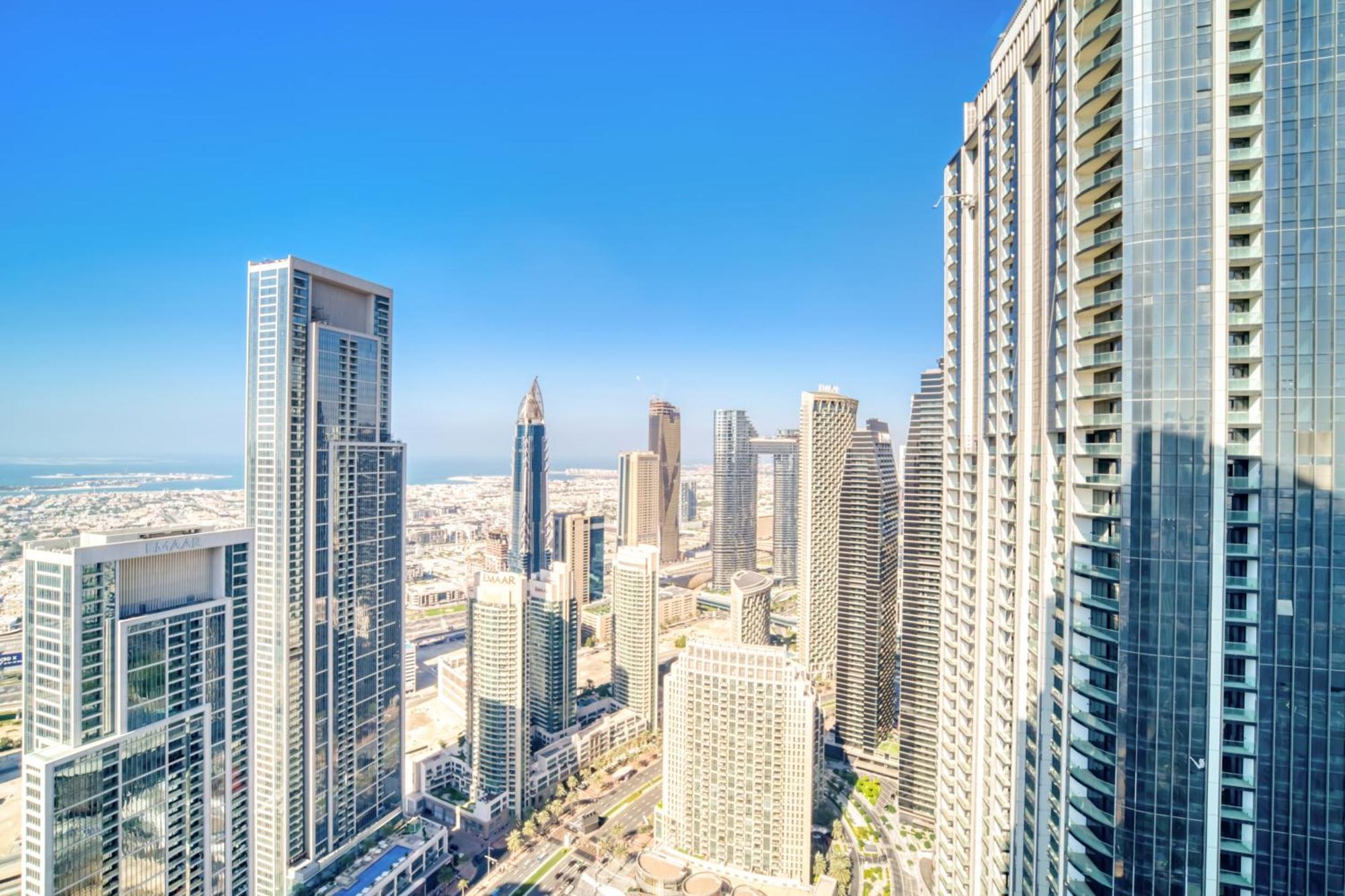 Downtown Luxury - Stunning Burj Khalifa & Sea View - 5 Minutes Walk To Dubai Mall Экстерьер фото