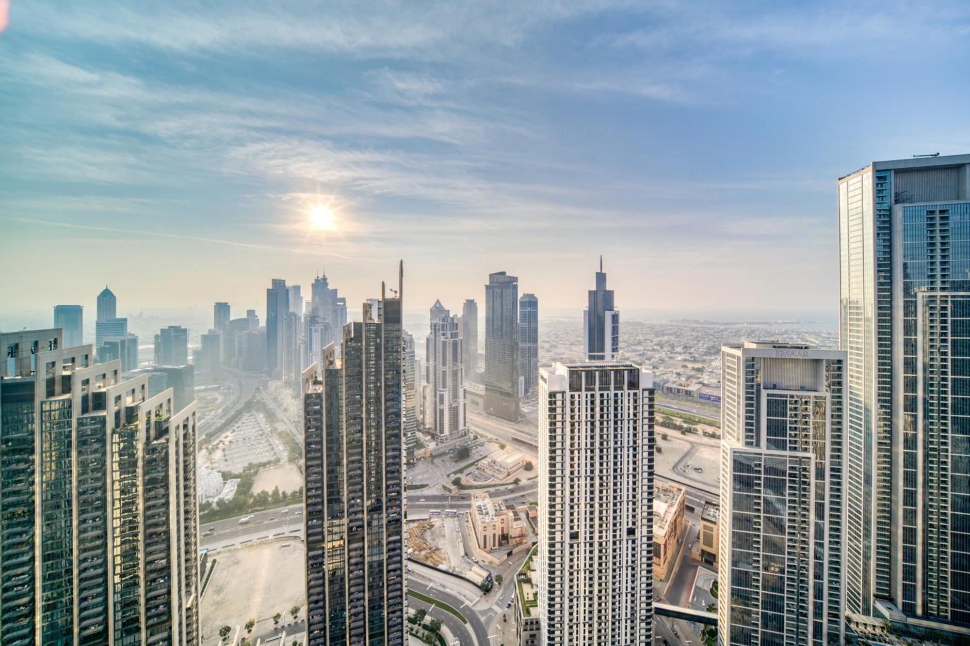 Downtown Luxury - Stunning Burj Khalifa & Sea View - 5 Minutes Walk To Dubai Mall Экстерьер фото